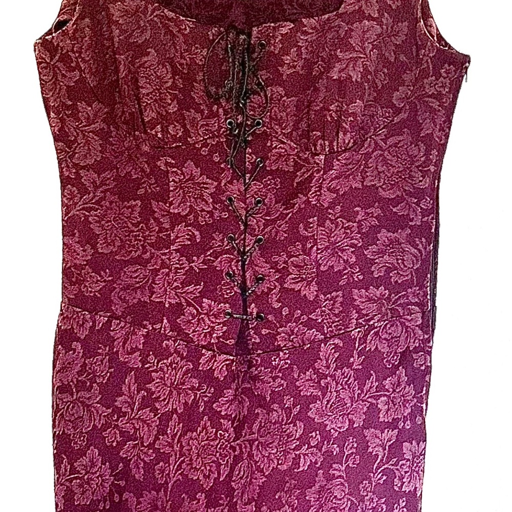 EXTREMELY RARE  VINTAGE 1995 Asylum by Melissa McElrath gothic corset dress
